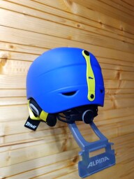 PRILBA CRIVIT BLUE-LIME 52-55CM